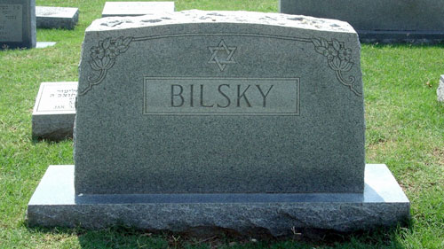 Bilsky Family Plot Headstone