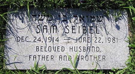 Sam Seibel's footstone