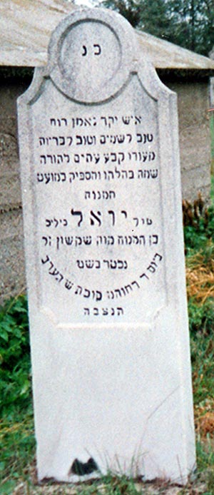 Joel Fulop's headstone