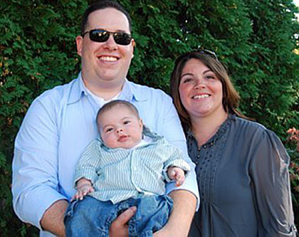 Dan & Emily Rosen with Josh (2009)