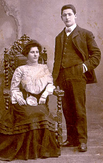 Abe Perlman with sister Lena