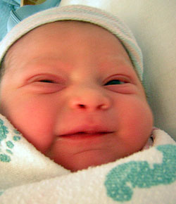 Noa Grace one day old