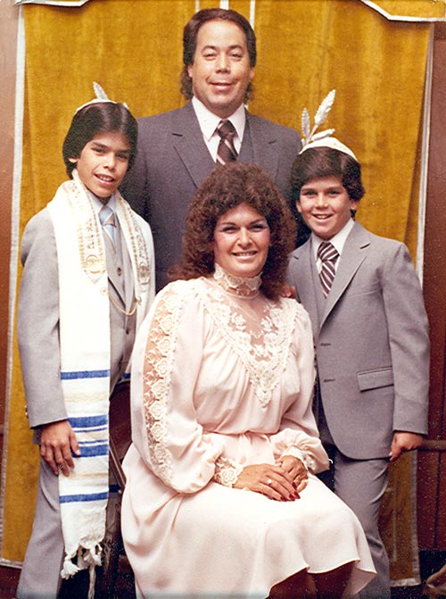 Glasser Family at Todd's Bar Mitzvah (1983)