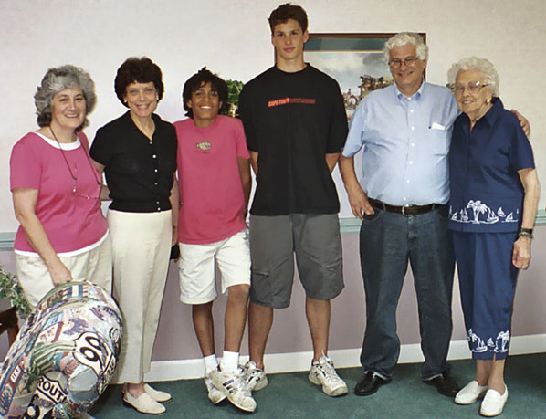 Seibel cousins at Aunt Thelma's (2004)