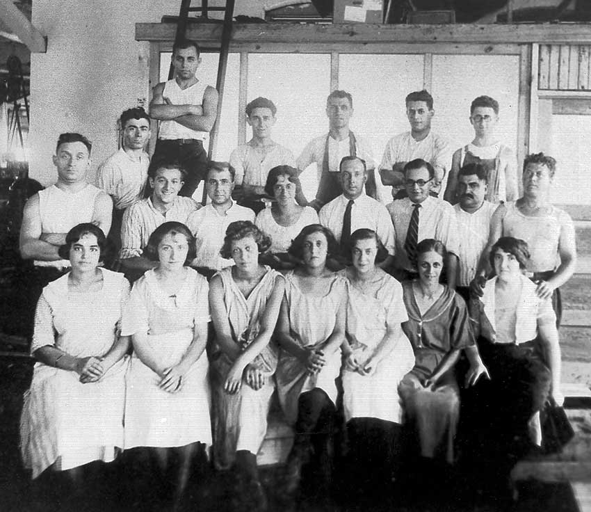 Paterson Silk Mill group photo