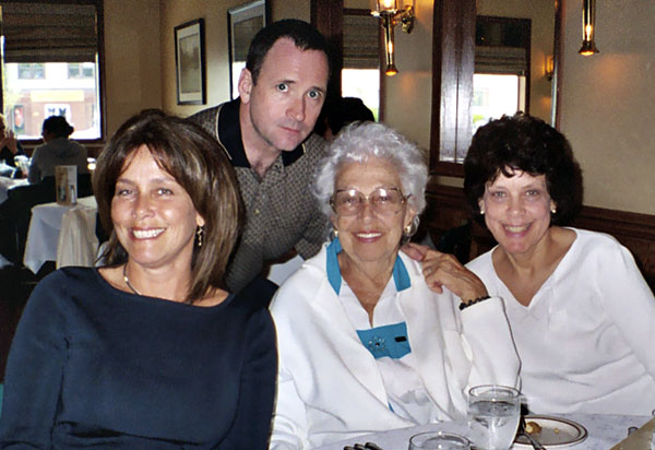 Thelma Seibel with Ellie, Richie, and Roni (2004)